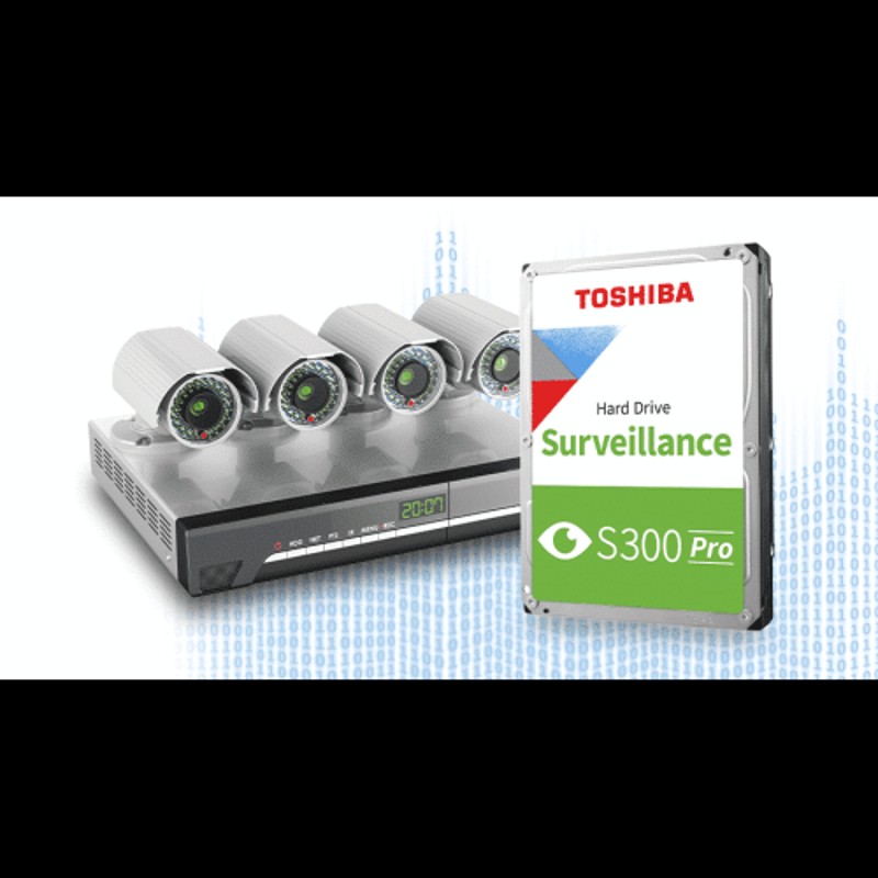 TOSHIBA S300 PRO 3.5", 8TB, 512Mb 7200 Rpm, 7/24 Güvenlik HDD (Türkiye Distribütörü Garantili)-2